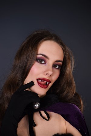 Liz Ocean at Halloween party photo 3